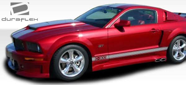2005-2009 Ford Mustang CVX Style Body Kit 4 Piece - FRP