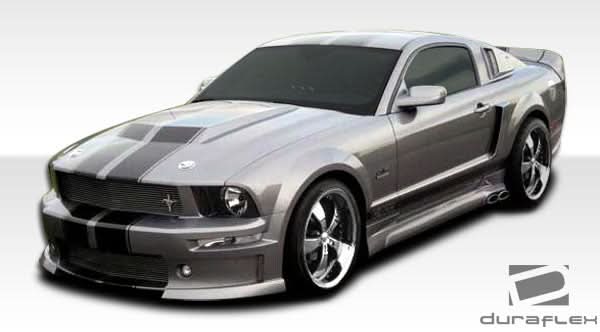 2005-2009 Ford Mustang CVX Style Body Kit 4 Piece - FRP