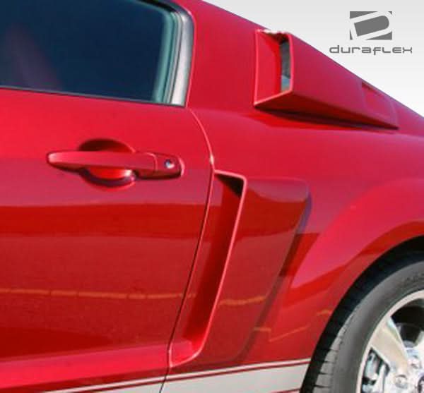 2005-2009 Ford Mustang CVX Style Side Scoop - 2 Piece - FRP