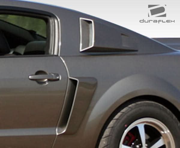 2005-2009 Ford Mustang CVX Style Side Scoop - 2 Piece - FRP