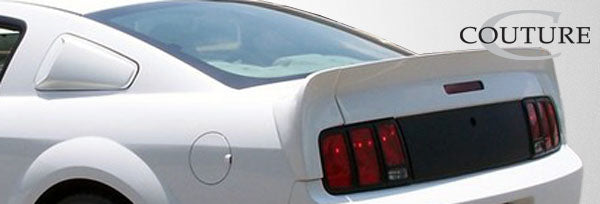 2005-2009 Ford Mustang Couture Polyurethane CVX Wing Trunk Lid Spoiler - 3 Piece
