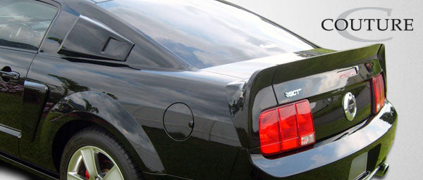 2005-2009 Ford Mustang Couture Polyurethane CVX Wing Trunk Lid Spoiler - 3 Piece