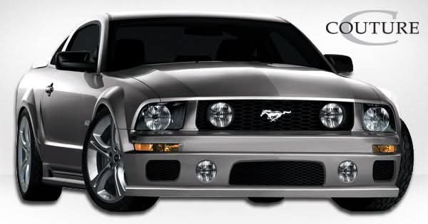 2005-2009 Ford Mustang Demon 2 Style Front Bumper Cover - Polyurethane