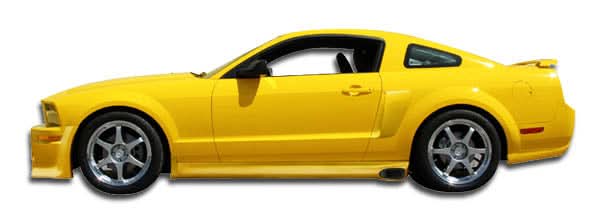 2005-2014 Ford Mustang Eleanor Style Side Skirts - 2 Piece - FRP