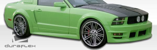 2005-2009 Ford Mustang GT500 Style Wide Body Fender Flares - FRP
