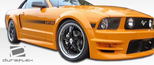 2005-2009 Ford Mustang GT500 Style Wide Body Front Bumper Cover - FRP