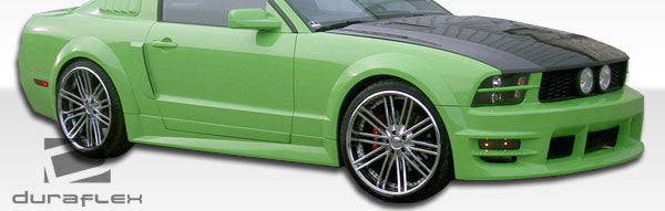 2005-2014 Ford Mustang GT500 Style Wide Body Side Skirts - FRP