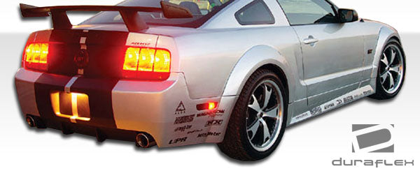 2005-2014 Ford Mustang GT500 Style Wide Body Side Skirts - FRP