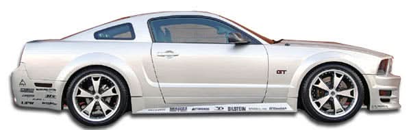 2005-2009 Ford Mustang GT500 Style Wide Body Door Caps - 2 Piece - FRP