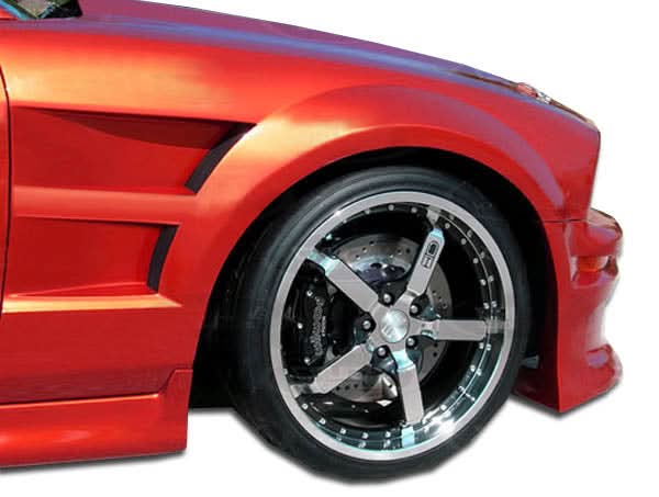 2005-2009 Ford Mustang GT Concept Style Fenders - 2 Piece - FRP