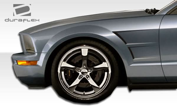 2005-2009 Ford Mustang GT Concept Style Fenders - 2 Piece - FRP