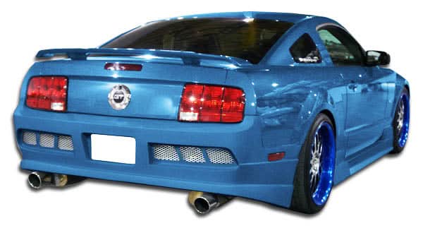 2005-2009 Ford Mustang GT Concept Style Rear Bumper Cover - FRP