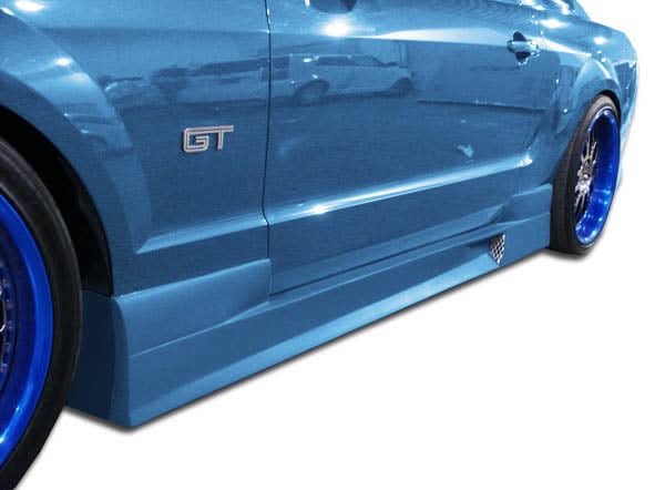 2005-2014 Ford Mustang GT Concept Style Side Skirts - 2 Piece