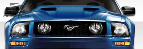 2005-2009 Ford Mustang Mach1 Style Hood - 1 Piece - FRP