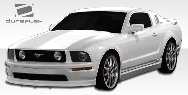 2005-2014 Ford Mustang Racer 2 Style Side Skirts - 2 Piece FRP