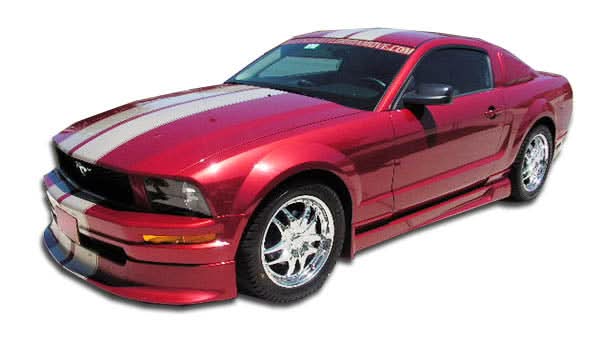 2005-2009 Ford Mustang V6 Racer Style Body Kit - 4 Piece - FRP