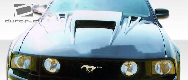2005-2009 Ford Mustang Spyder 3 Style Hood - FRP