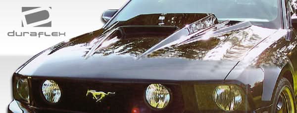 2005-2009 Ford Mustang Spyder 3 Style Hood - FRP
