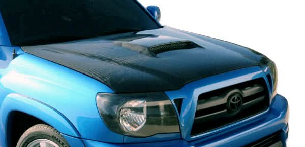2005-2011 Toyota Tacoma SR5 Style Hood - Carbon Fiber