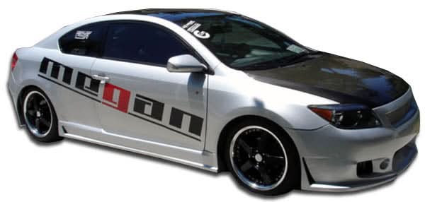 2005-2010 Scion tC B-2 Style Side Skirts Rocker Panels - FRP
