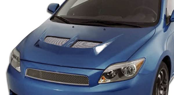 2005-2010 Scion tC Evo Style Hood - 1 Piece - FRP