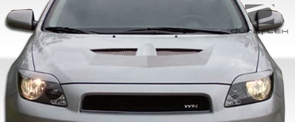 2005-2010 Scion tC Evo Style Hood - 1 Piece - FRP