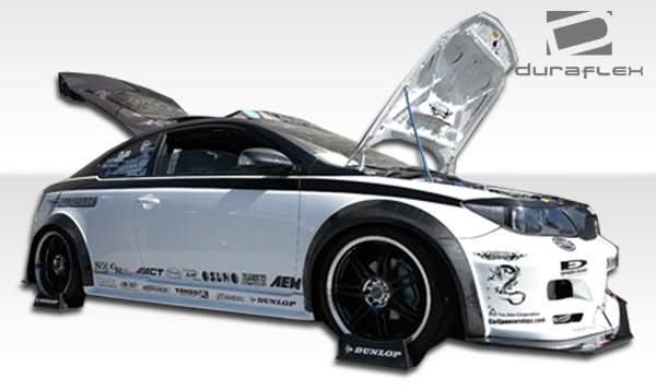 2005-2010 Scion tC Touring Style Wide Body Fender Flares - FRP