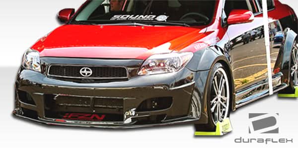 2005-2010 Scion tC Touring Style Wide Body Fender Flares - FRP