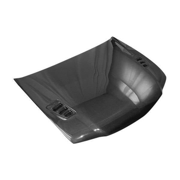2006-2008 Acura TSX 4 doors TECHNO R Style Carbon Fiber Black Hood