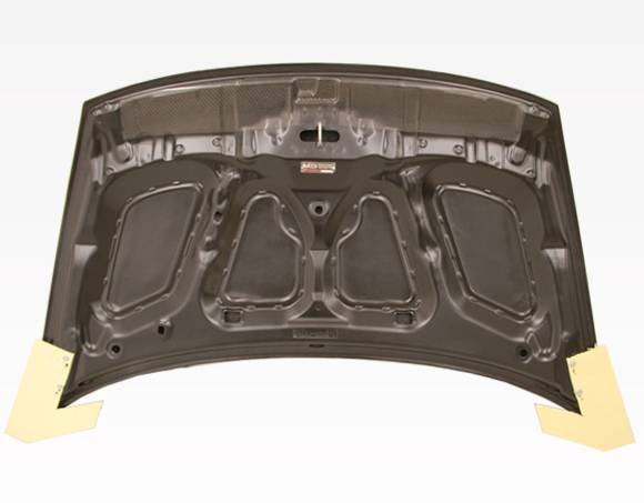 2006-2011 Honda Civic 2 doors OEM Style Carbon Fiber Black Hood