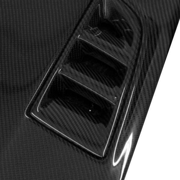 2006-2011 Honda Civic JDM 4 doors RR Style Carbon Fiber Black Hood