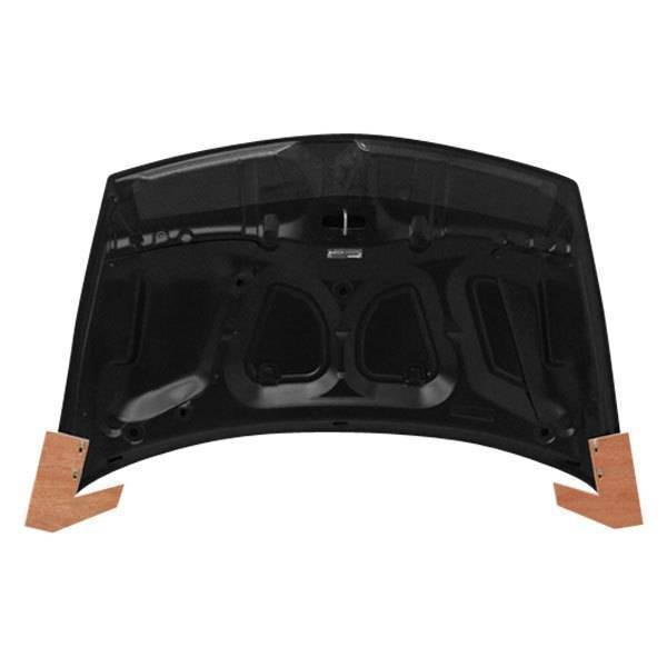 2006-2011 Honda Civic JDM 4 doors RR Style Carbon Fiber Black Hood