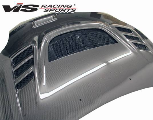 2006-2012 Mitsubishi Eclipse 2 doors G Speed Style Carbon Fiber Black Hood