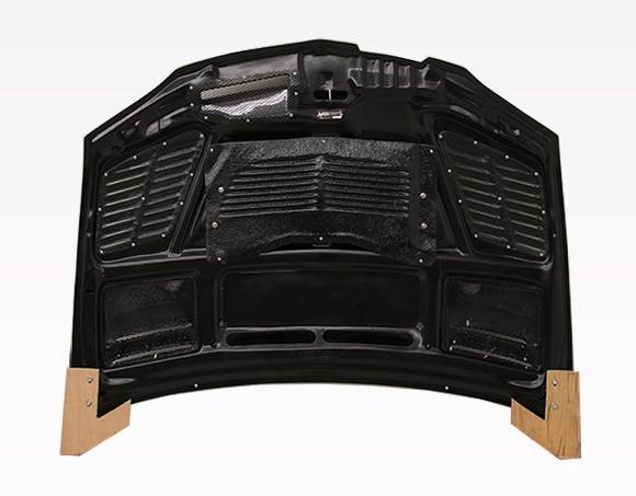 2006-2007 Mitsubishi EVO 9 4 doors JC Style Carbon Fiber Black Hood