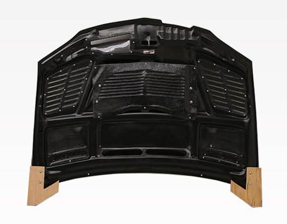 2006-2007 Mitsubishi EVO 9 4 doors JC Style Carbon Fiber Black Hood