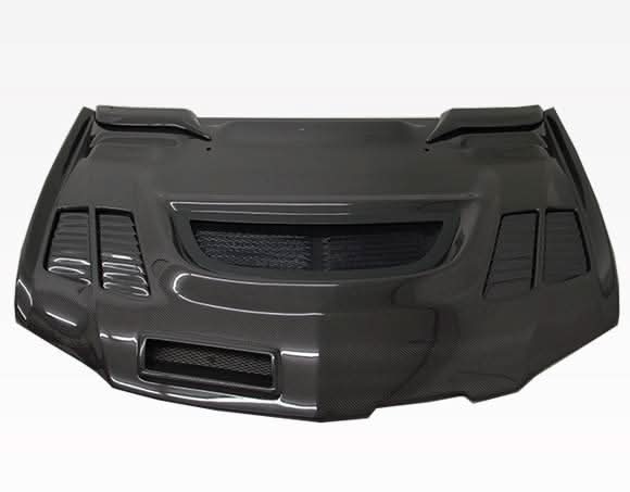 2006-2007 Mitsubishi EVO 9 4 doors JC Style Carbon Fiber Black Hood