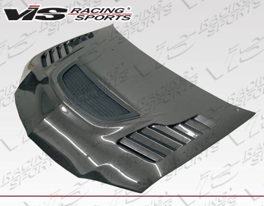2006-2007 Mitsubishi EVO 9 4 doors TRACER Style Carbon Fiber Black Hood