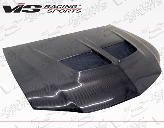 2006-2007 Mitsubishi EVO 9 4 doors VRS Style Carbon Fiber Black Hood