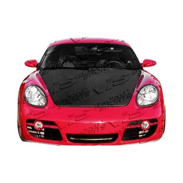2006-2012 Porsche Cayman 2 doors OEM Style Carbon Fiber Black Hood