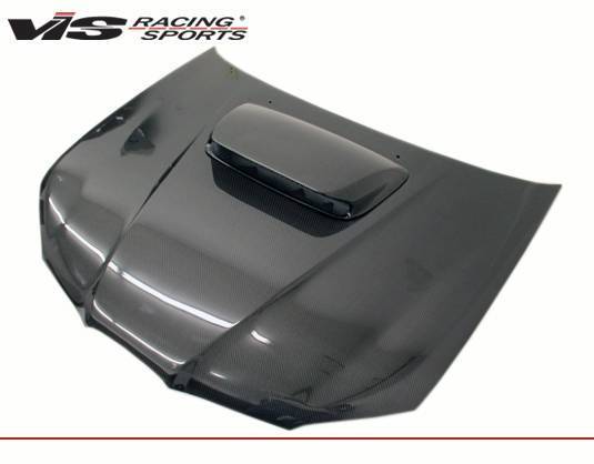 2006-2007 Subaru WRX 4 doors STI Style Carbon Fiber Black Hood