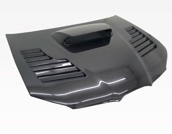 2006-2007 Subaru WRX 4 doors TRACER Style Carbon Fiber Black Hood