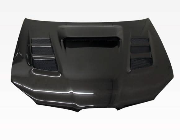 2006-2007 Subaru WRX 4 doors VRS Style Carbon Fiber Black Hood