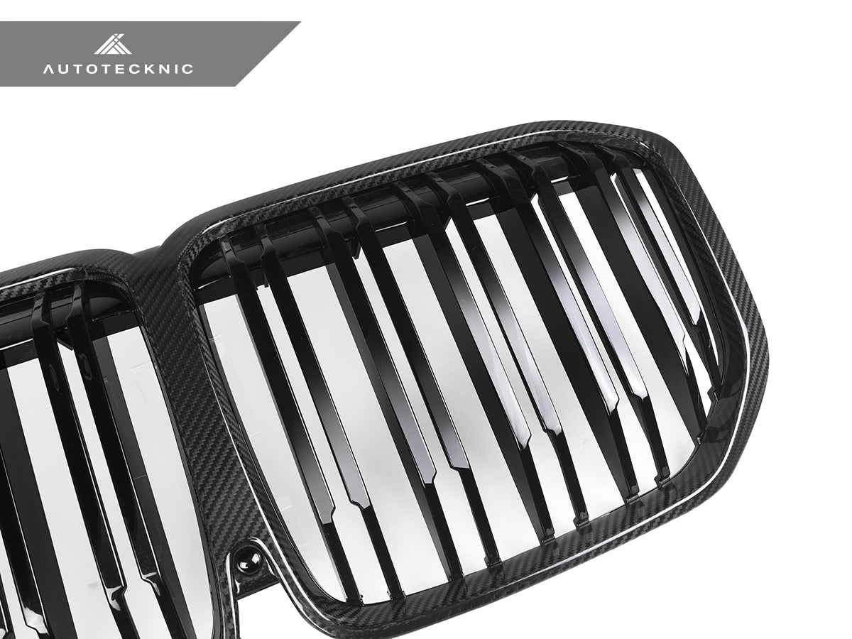 AutoTecknic Dual-Slats Dry Carbon Front Grille - G07 X7 Pre-LCI