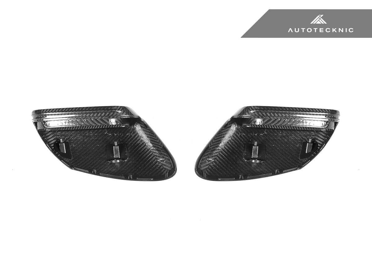 AutoTecknic Replacement Dry Carbon Mirror Covers - Porsche 992