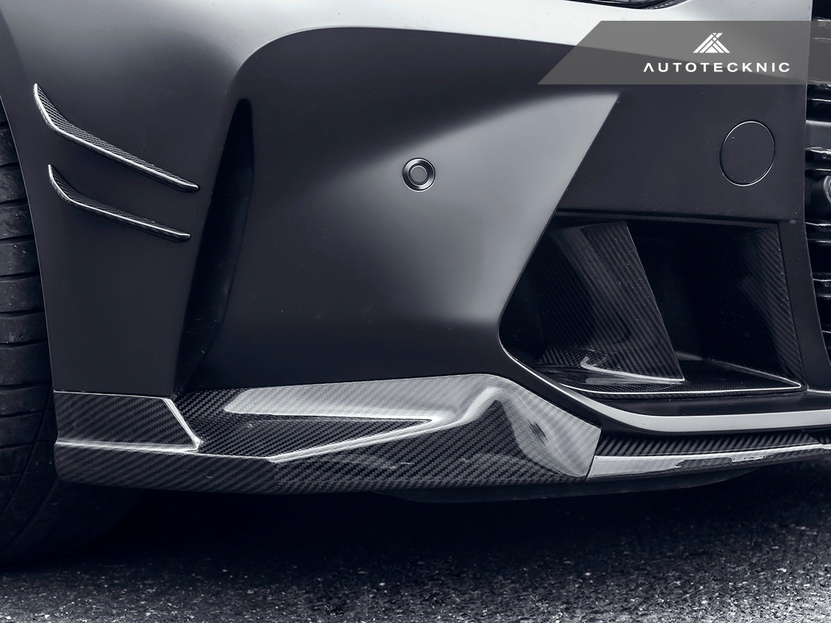 AutoTecknic Dry Carbon Front Bumper Lower Vent Set - BMW G80 M3 | G82/ G83 M4
