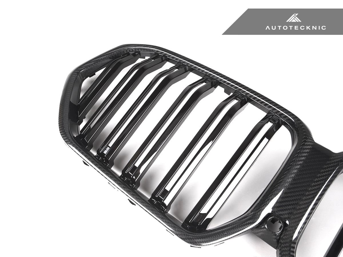 AutoTecknic Dual-Slats Dry Carbon Front Grille - G06 X6 Pre-LCI