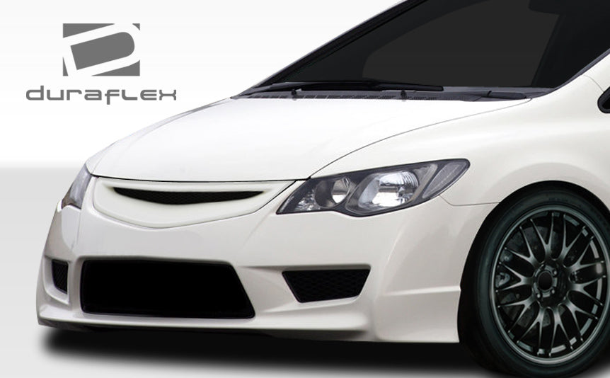 2006-2011 Honda Civic 4DR Duraflex JDM Type R Front End Conversion Kit - 5 Piece