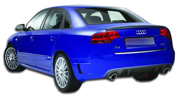 2006-2008 Audi A4 B7 4DR DTM Look Rear Bumper Cover - FRP
