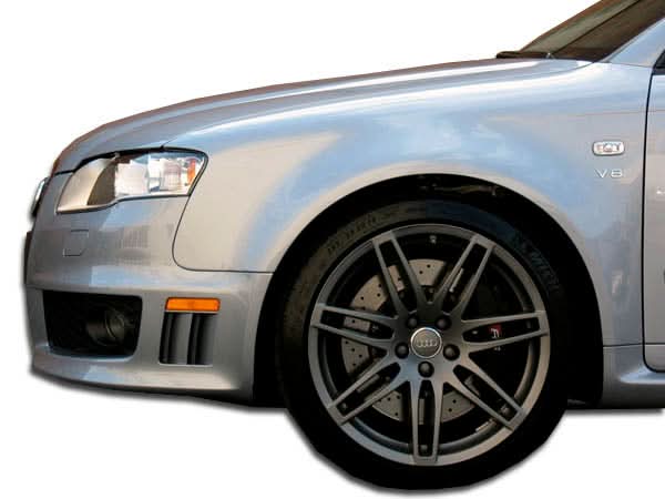 2006-2008 Audi A4 S4 RS4 Style Wide Body Front Fenders - FRP