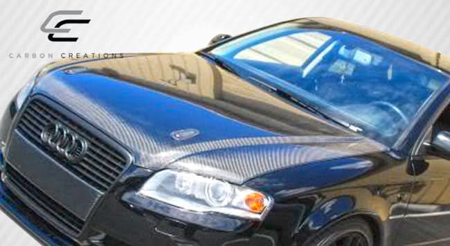 2006-2008 Audi A4 S4 OEM Look Hood - Carbon Fiber